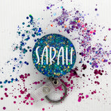 Cool Caribbean Name Badge Reel