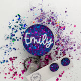 Confetti Name Badge Reel