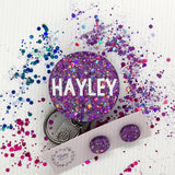 Lavender Sparkle Name Badge Reel