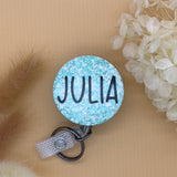 Mint Flecks Name Badge Reel